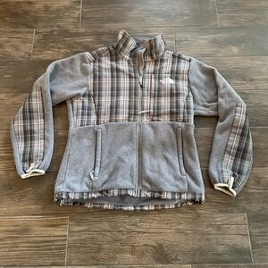The North Face Gray Plaid Ski Jacket